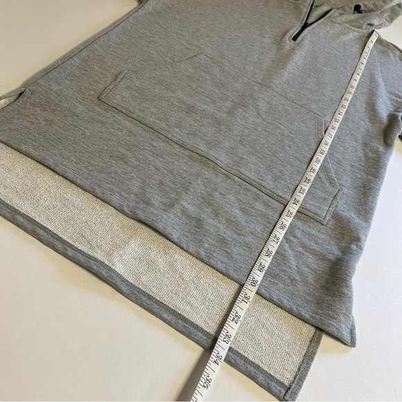 Ivy Park by Beyoncé Grey Oversized Short Sleeve Hoodie Size Small - Picture 12 of 13